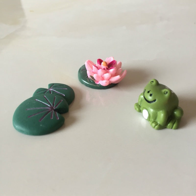 Wholesale Cartoon Animal Three Piece Set of Doll Resin Ornaments